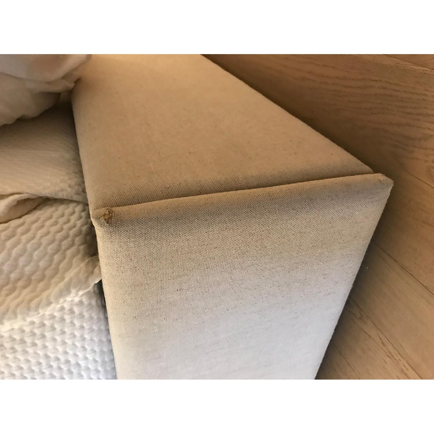 Pottery Barn Raleigh Upholstered Camelback Queen Storage Bed - image-7