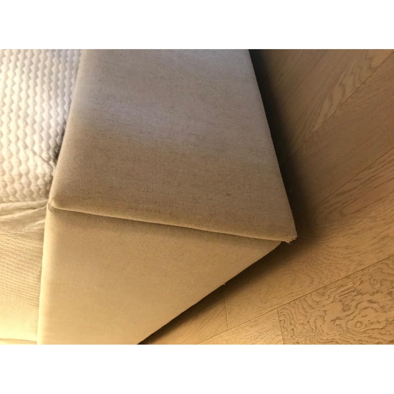 Pottery Barn Raleigh Upholstered Camelback Queen Storage Bed - image-8