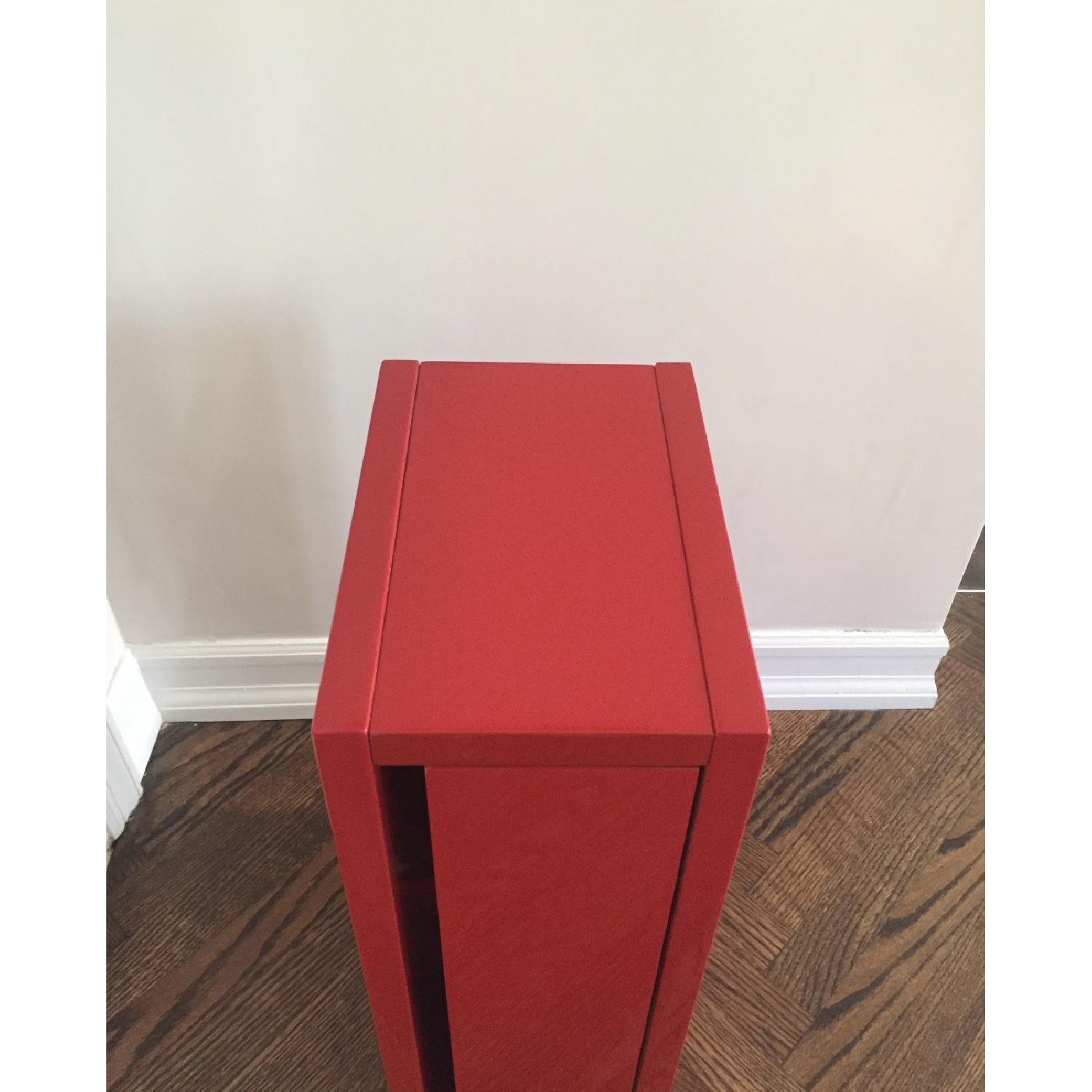 CB2 Slice Red Wall Mounted Storage Shelf - image-2