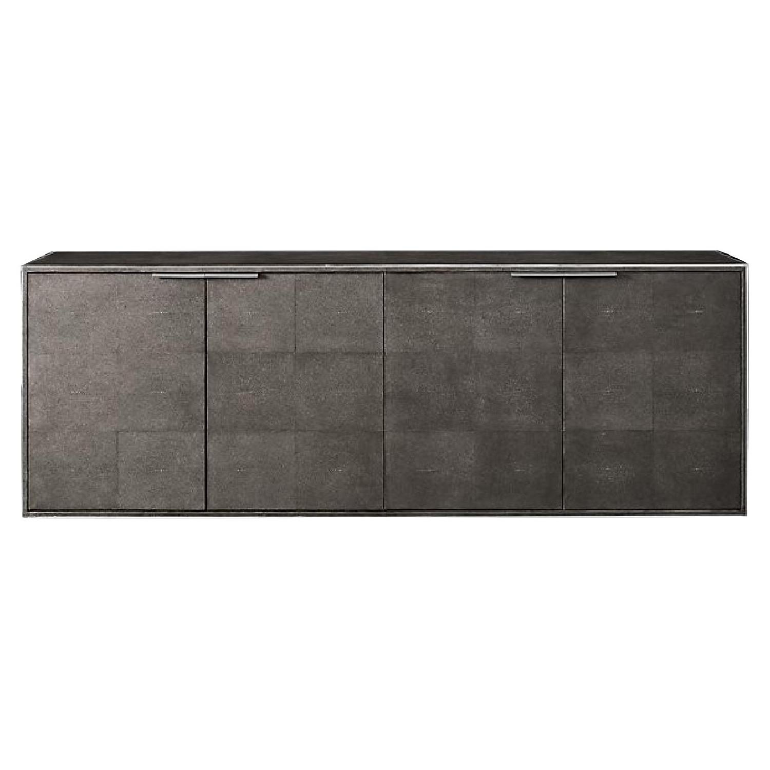 Restoration Hardware Smythson Shagreen 4 Door Sideboard - image-0