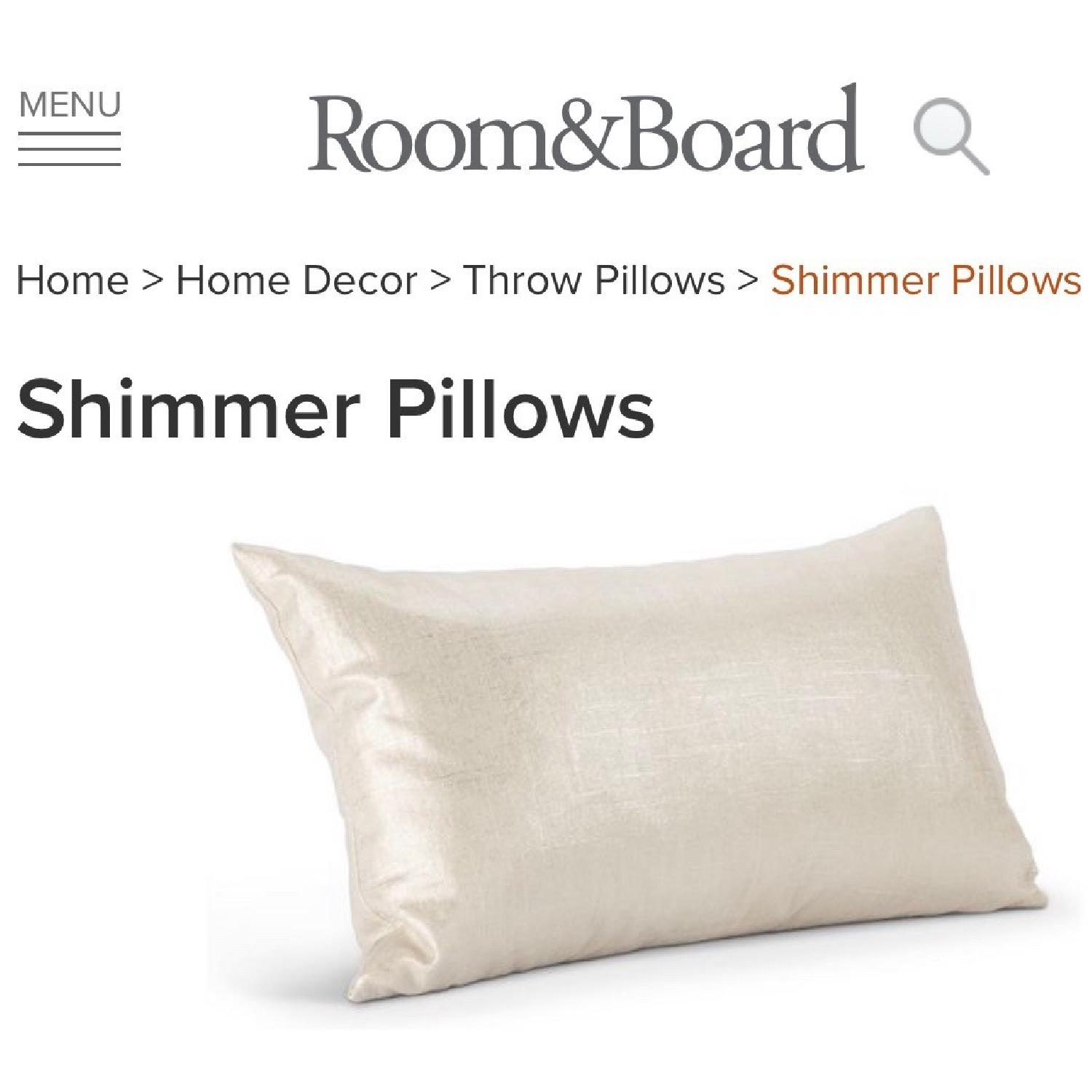 Room & Board Shimmer Throw Pillow - image-4