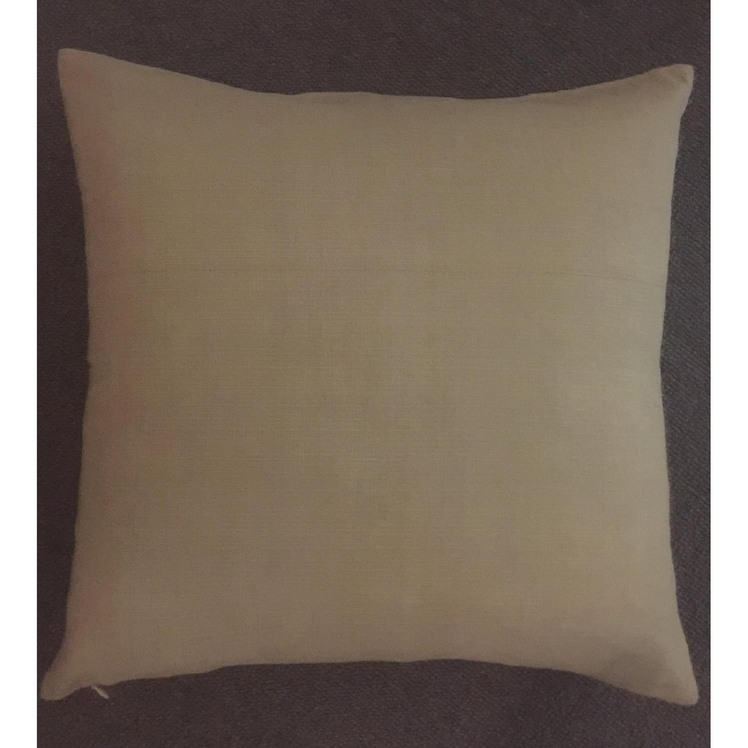 Linear Branch Embroidered Pillow - image-2