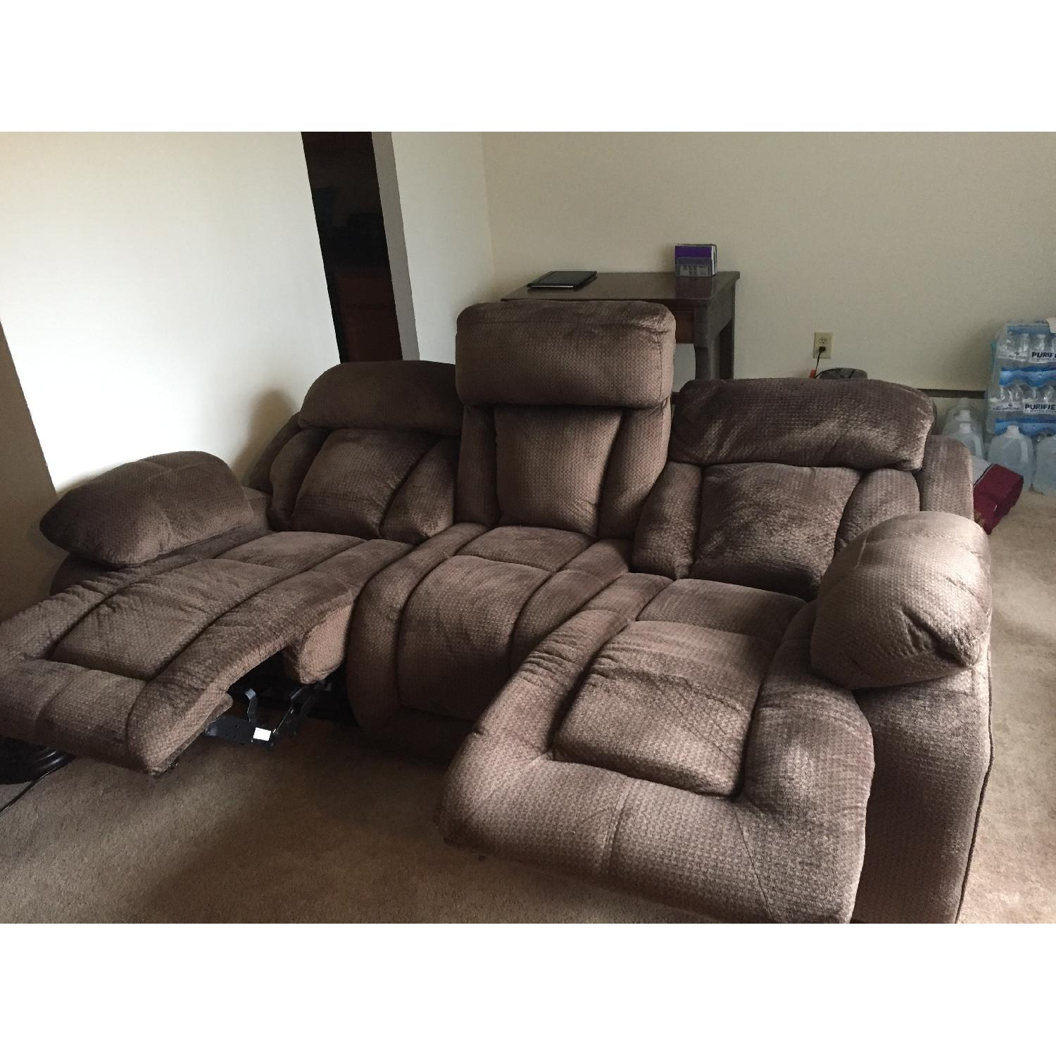 Ashley Stricklin Reclining Sofa + Recliner - image-2