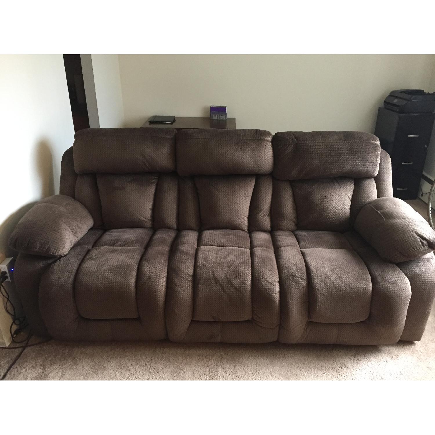Ashley Stricklin Reclining Sofa + Recliner - image-4