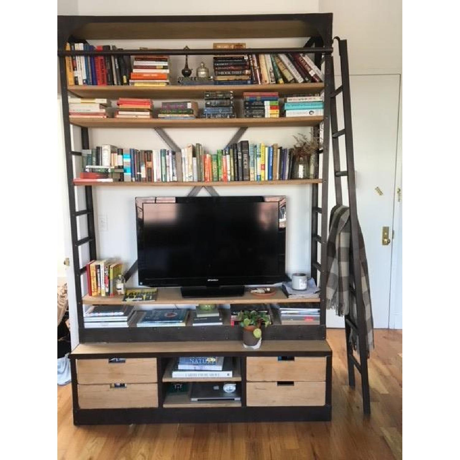 Restoration Hardware 1950s Dutch Shipyard Triple Shelving AptDeco