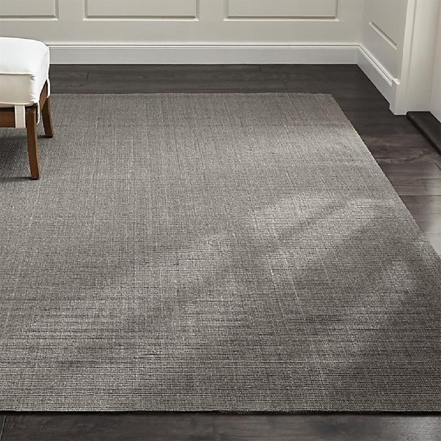 Crate & Barrel Grey Sisal Rug - image-3