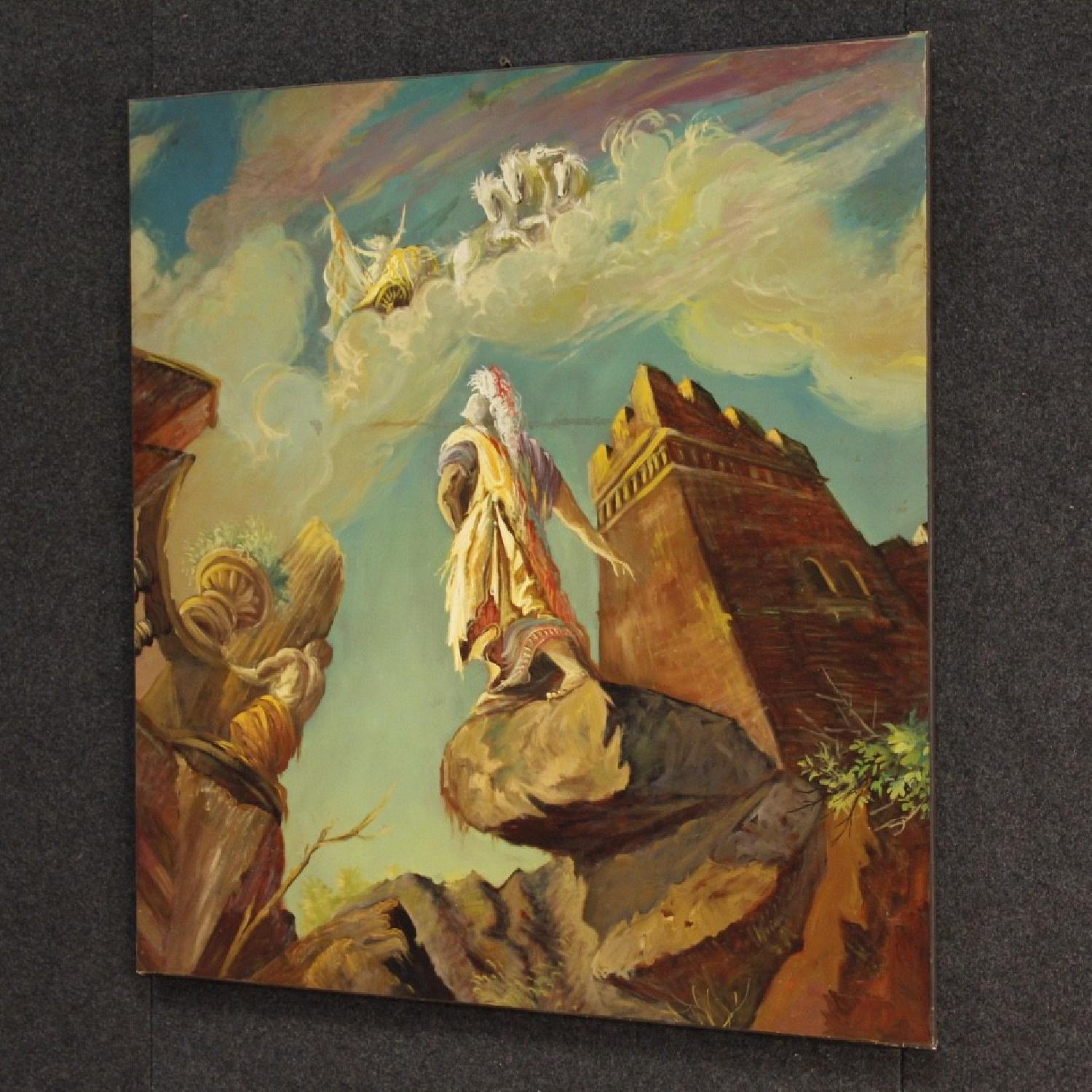 Italian Mythological Painting Oil on Canvas - image-6