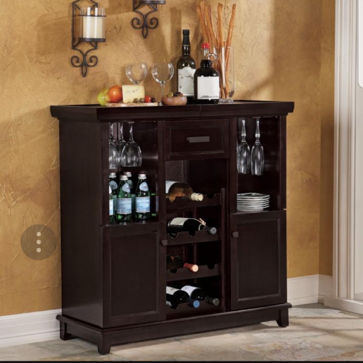 Tuscan Expandable Wine Bar in Espresso - image-1