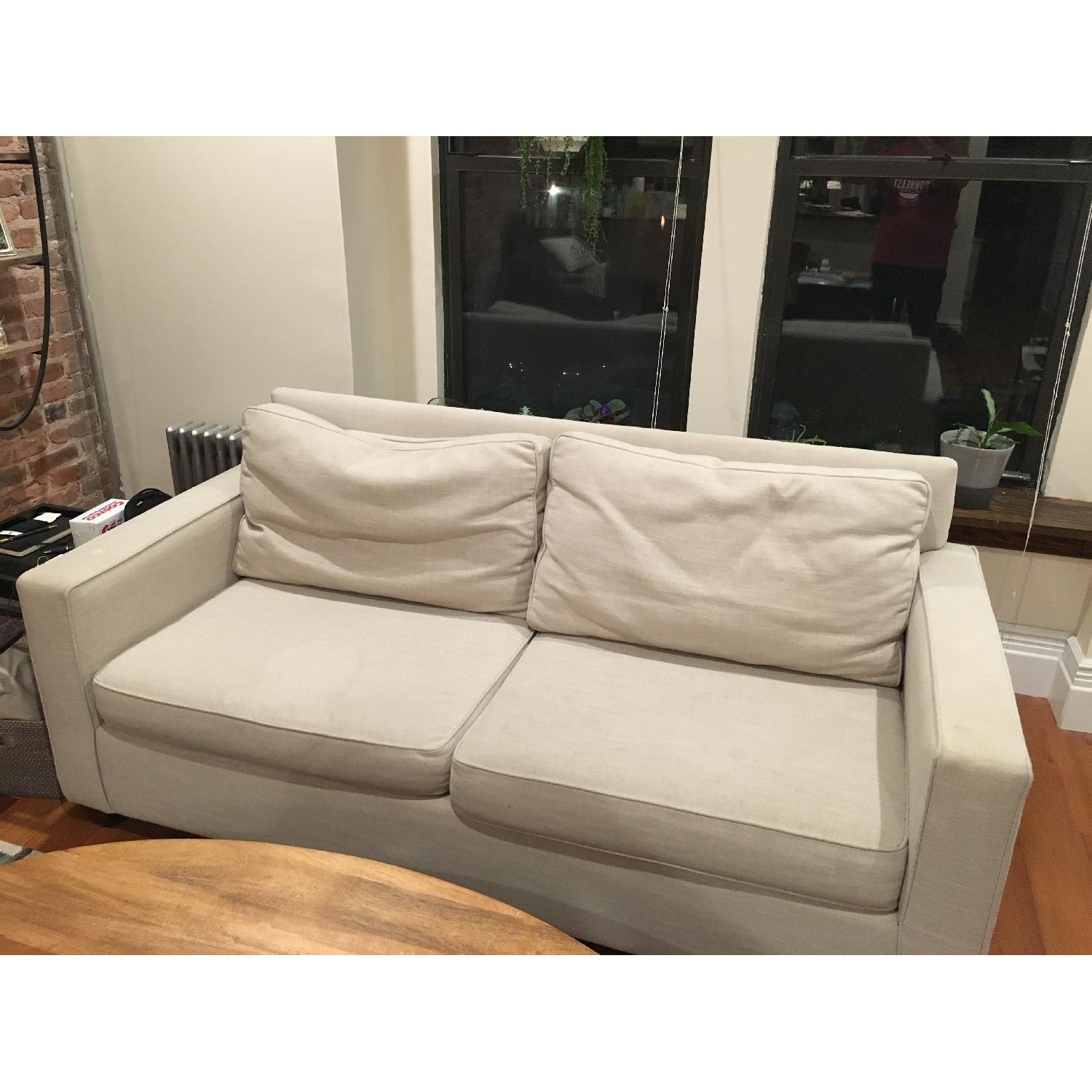 West Elm Henry Sofa in Linen Weave Natural - image-2