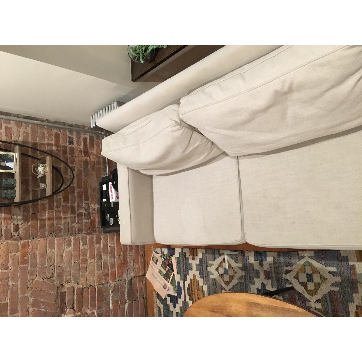 West Elm Henry Sofa in Linen Weave Natural - image-3