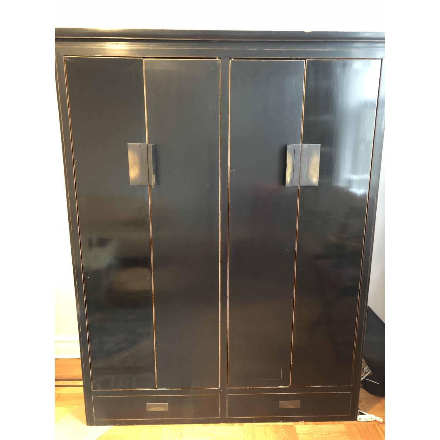 Wood Wardrobe/Armoire - image-2