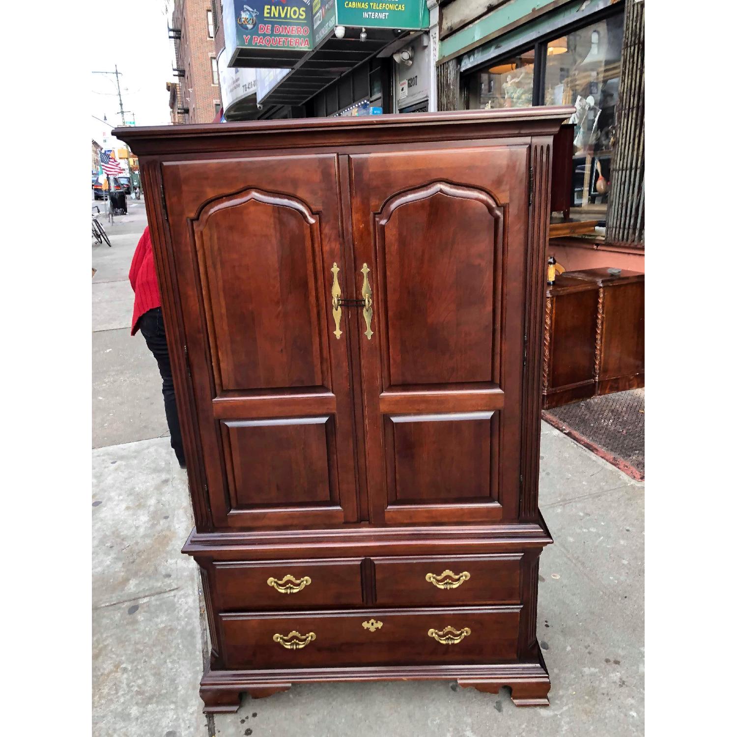 Thomasville Furniture 1980s Cherry Armoire - image-1