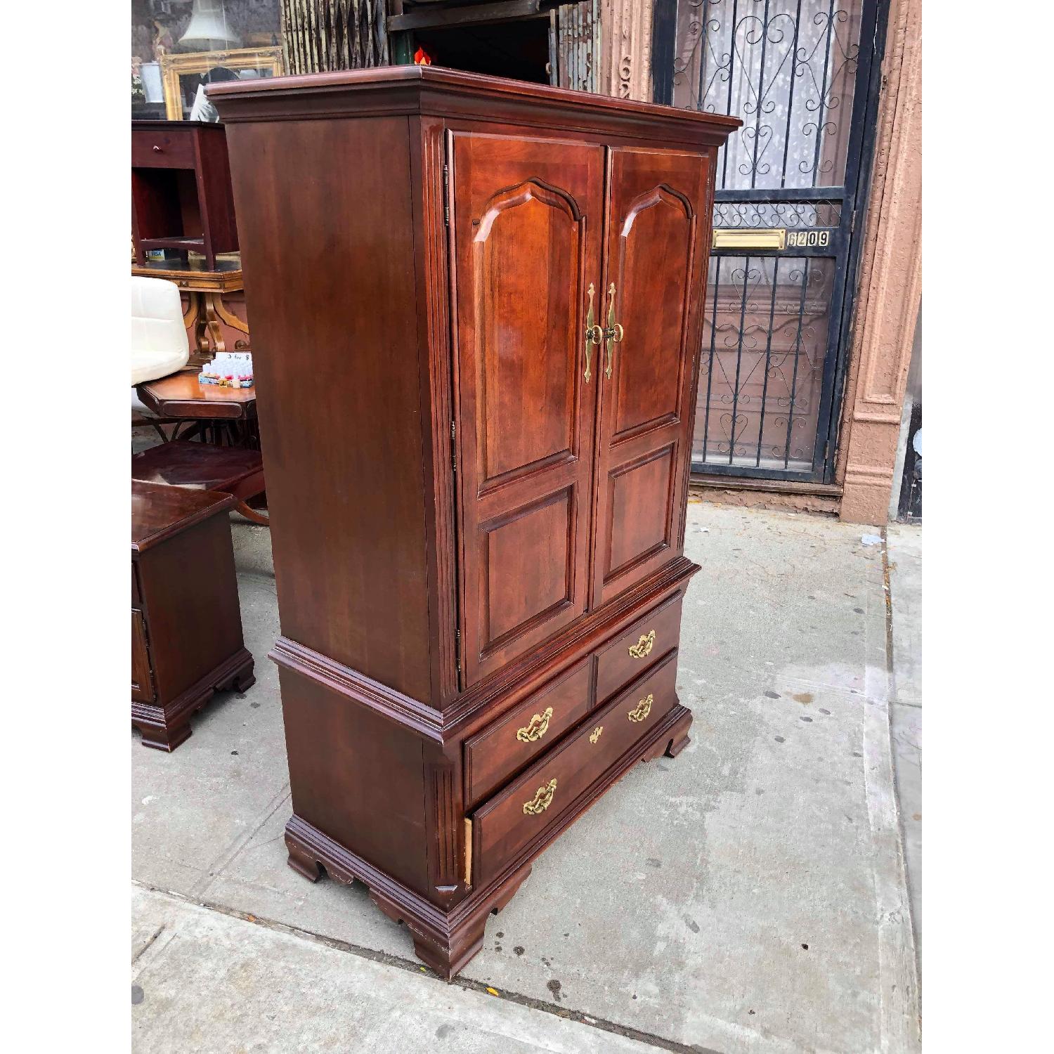Thomasville Furniture 1980s Cherry Armoire - image-4