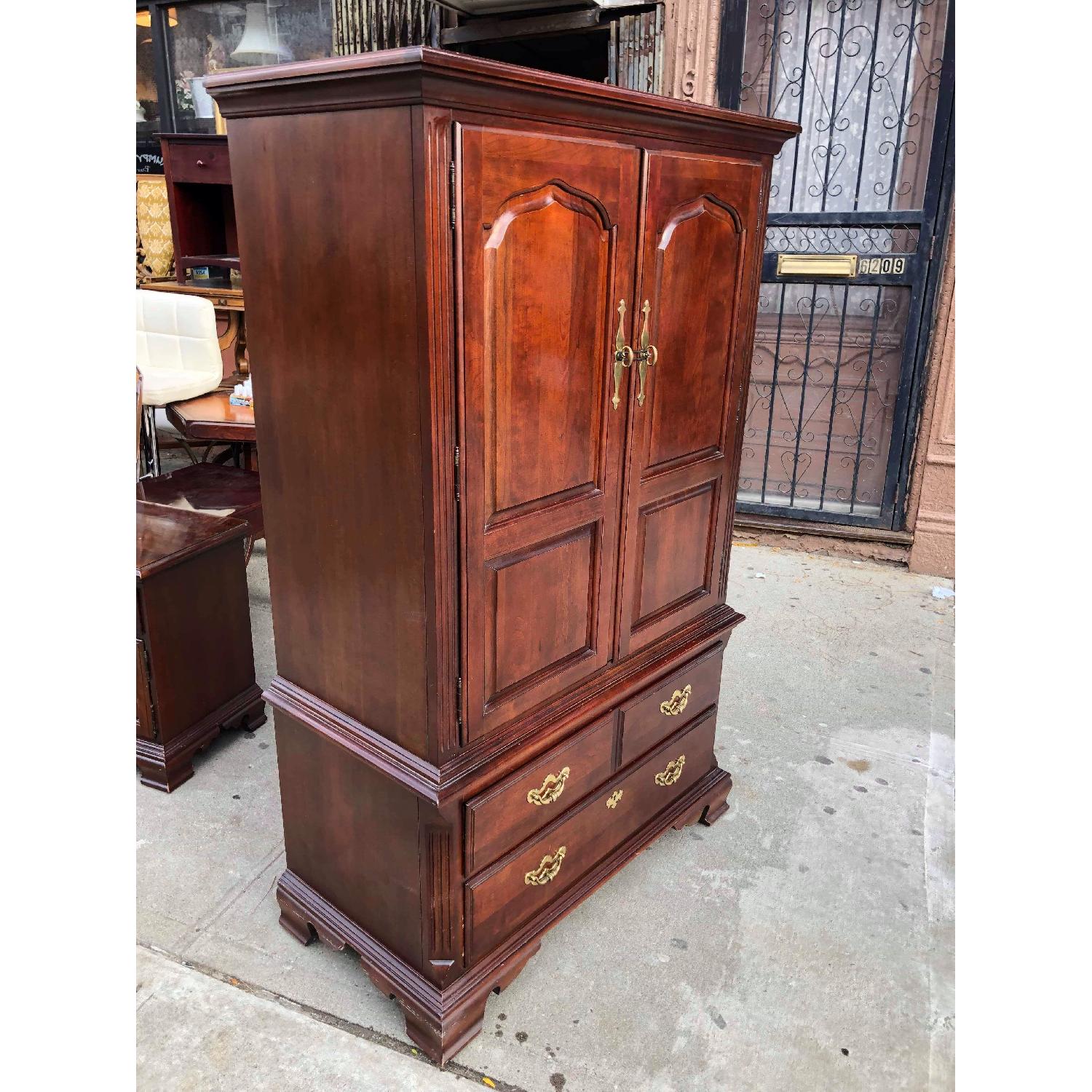 Thomasville Furniture 1980s Cherry Armoire - image-5