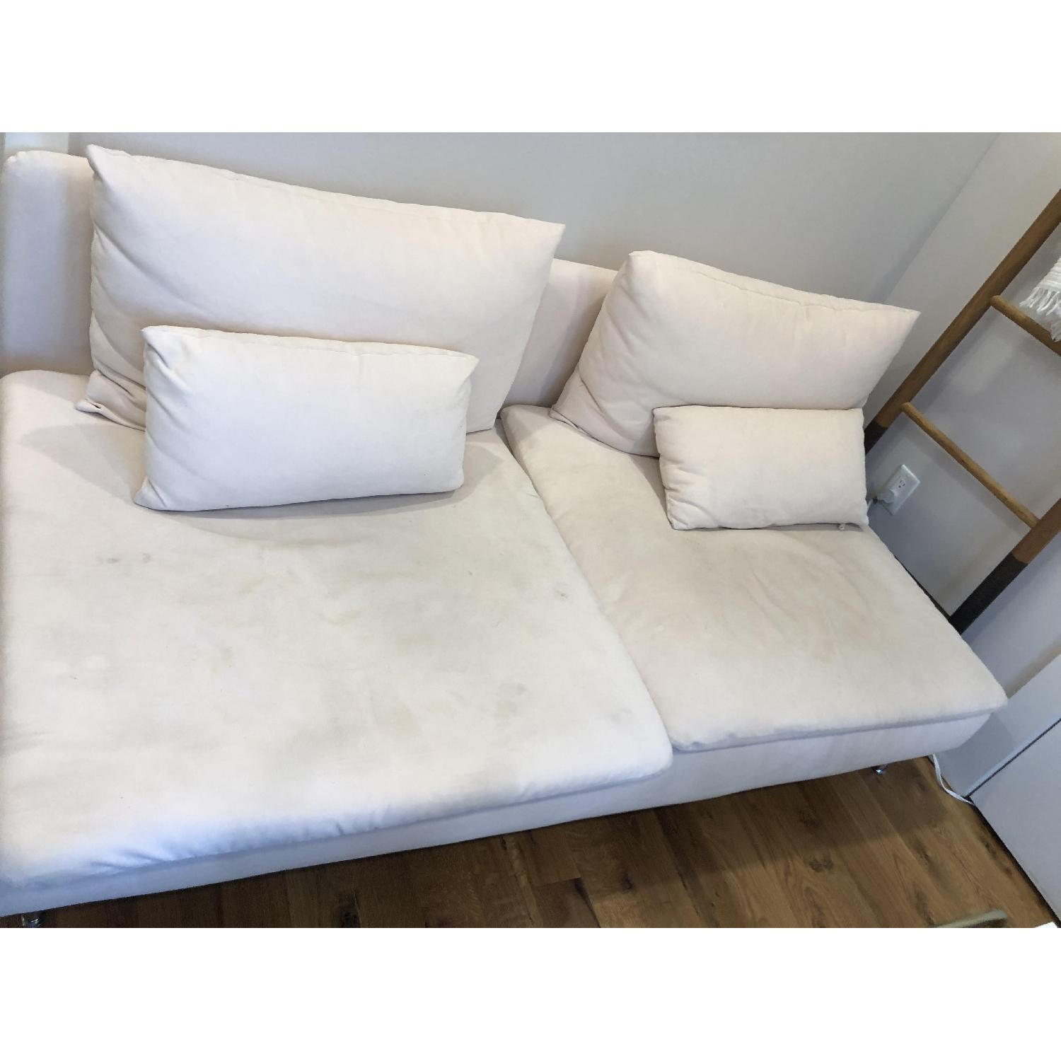 Ikea Soderhamn Sofa in Samsta Light Pink - image-2