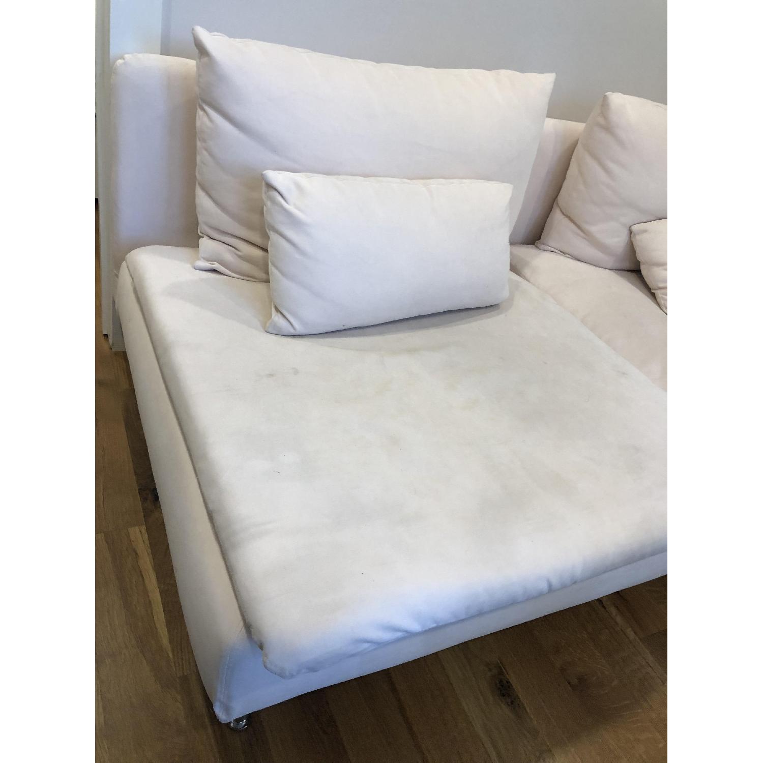 Ikea Soderhamn Sofa in Samsta Light Pink - image-3