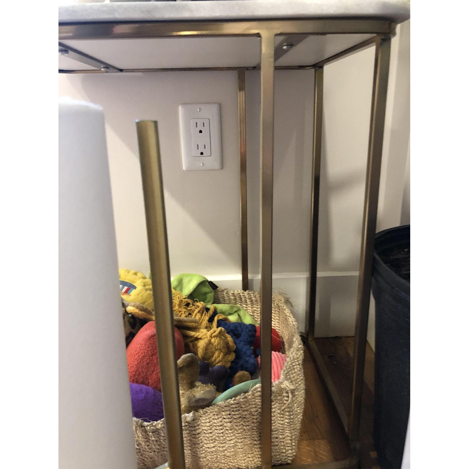 Target Project 62 Highfield C Table in White Marble - image-3