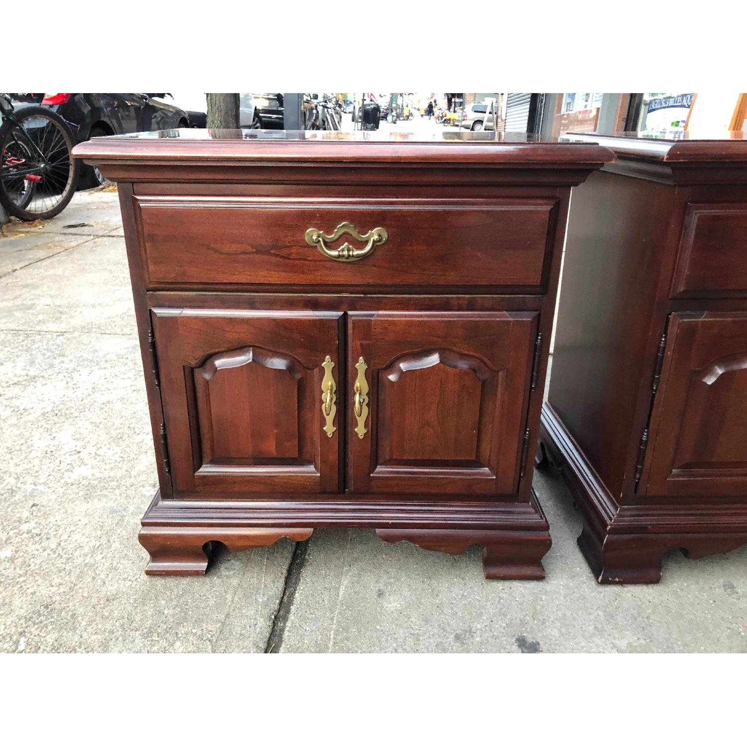 Thomasville Furniture Cherry Nightstands - image-3