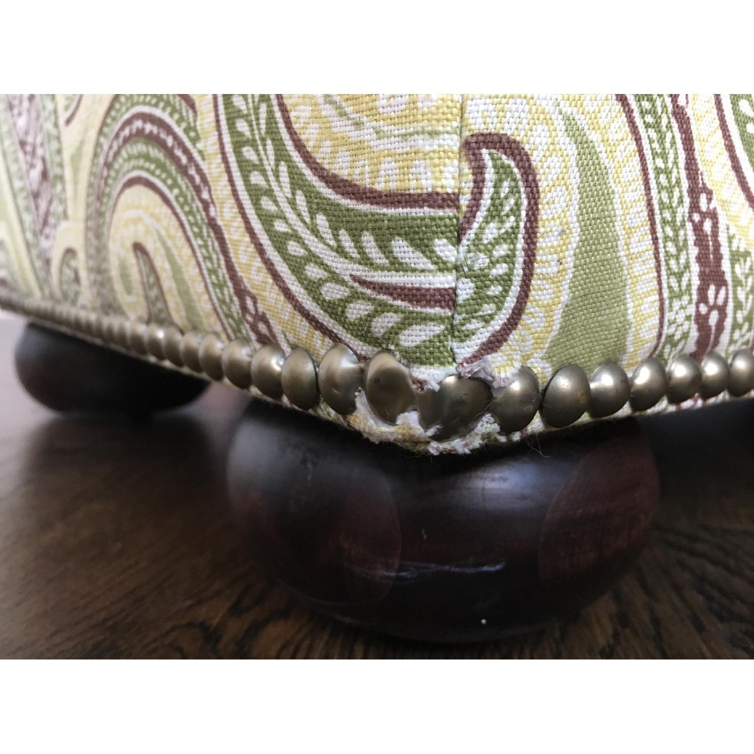 Ballard Designs Amelia Storage Bench w/ Brass Nailheads AptDeco