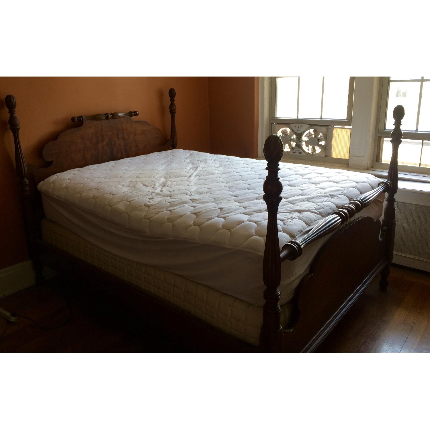 1920s Antique Full Size Bed Frame - image-2