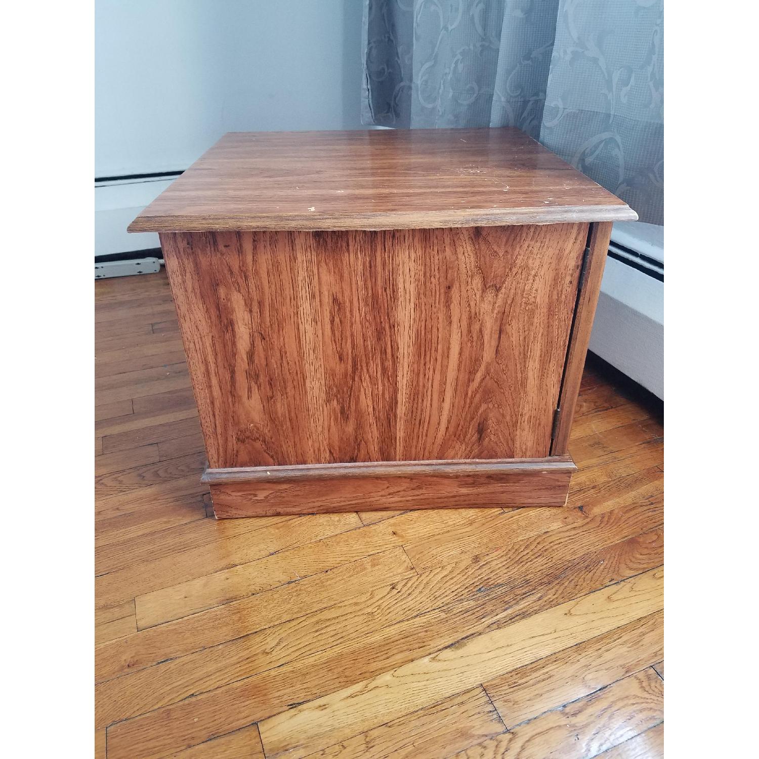 Vintage Solid Wood Side Tables AptDeco