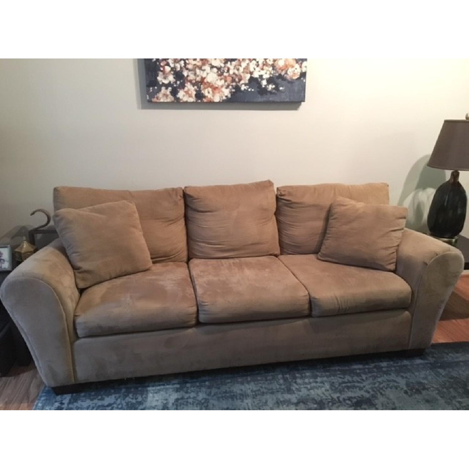 Broyhill Furniture Beige Couch - image-3