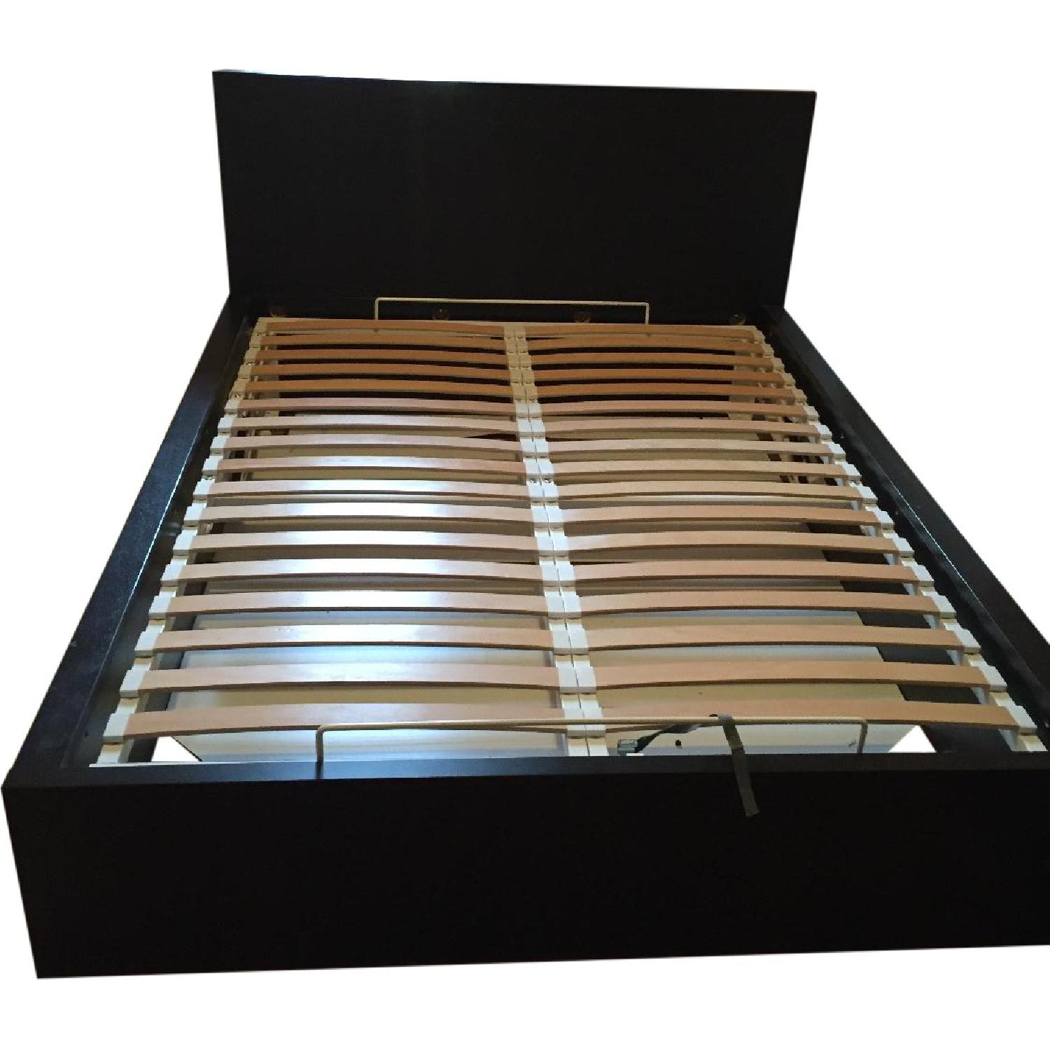 Ikea Malm Full Size Storage Bed Frame AptDeco
