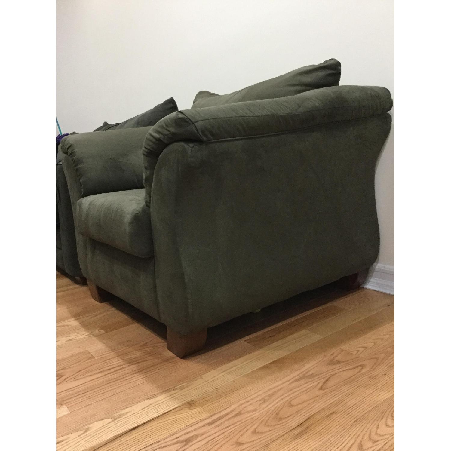 Ashley's Darcy Sage Green Armchair - image-2