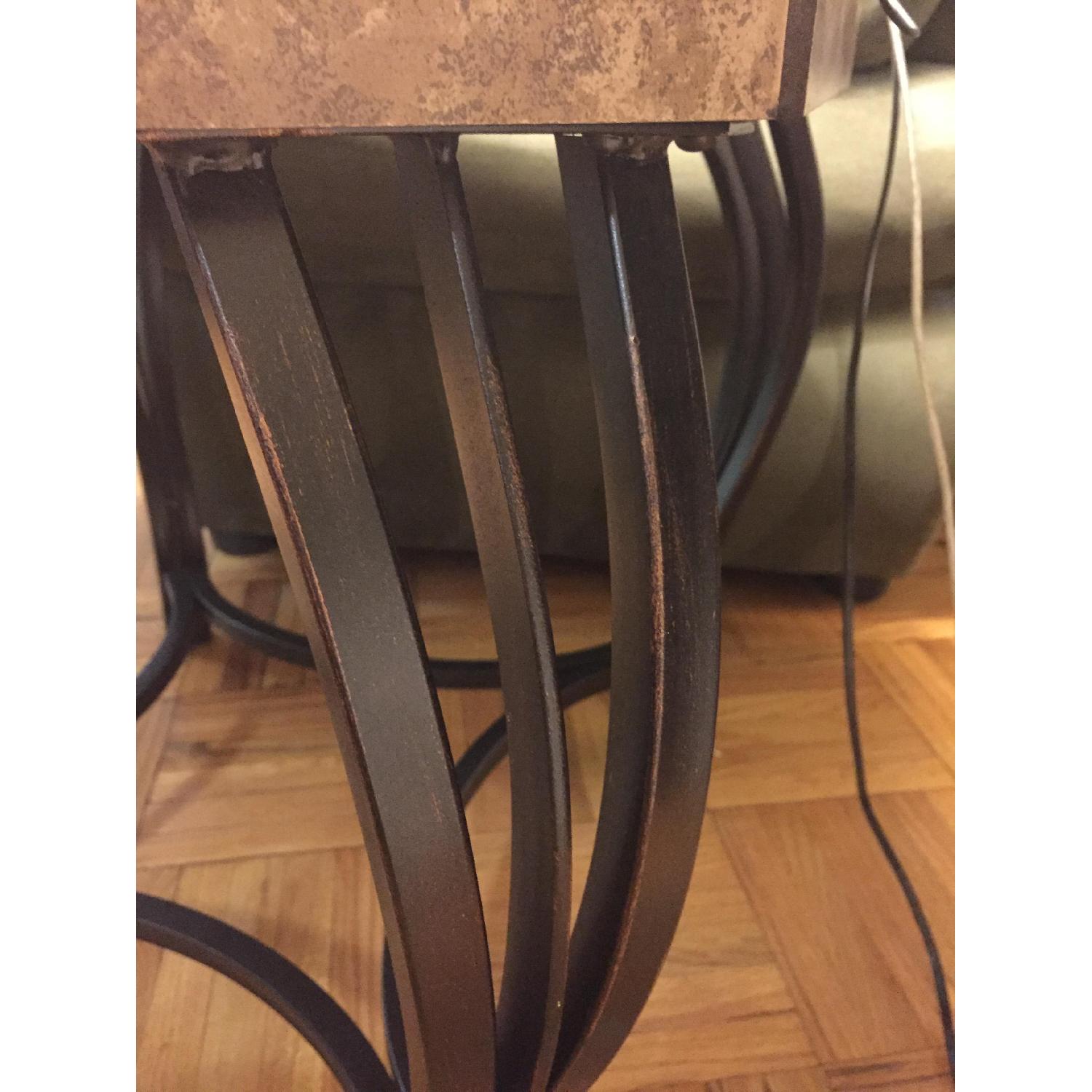 Value City Furniture Stone Top Side Table - image-3