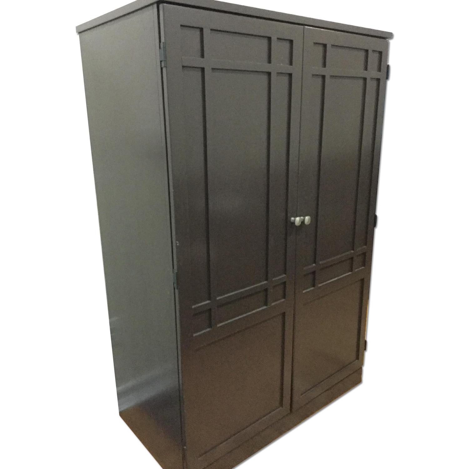 Computer Desk Armoire - image-0