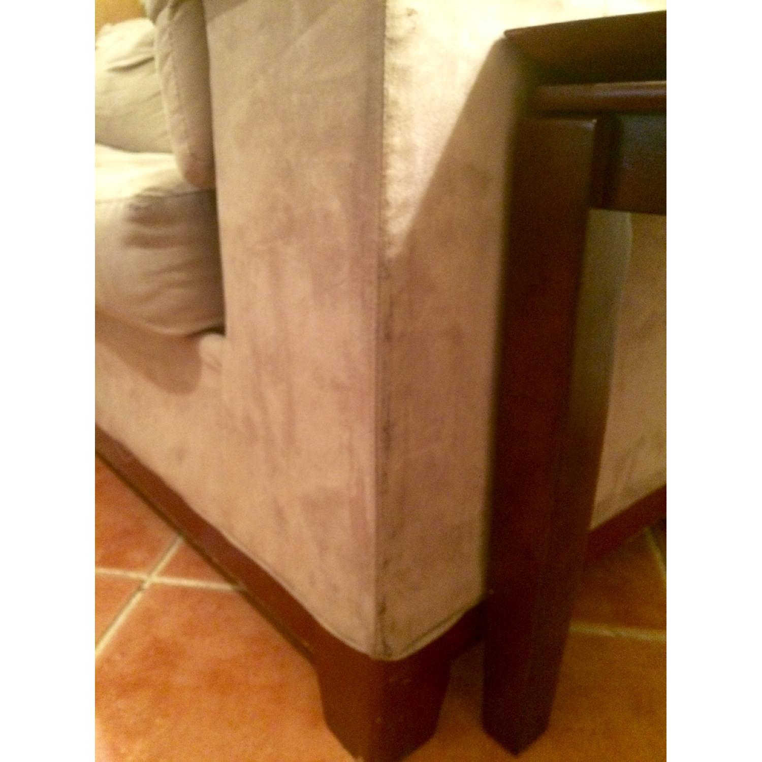 Ikea Suede Sleeper Sofa - image-4