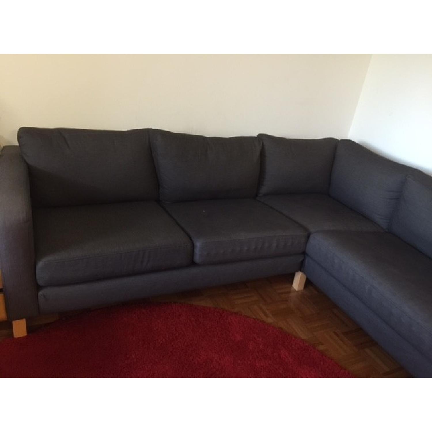 Ikea Corner Fabric Sectional Sofa - image-2