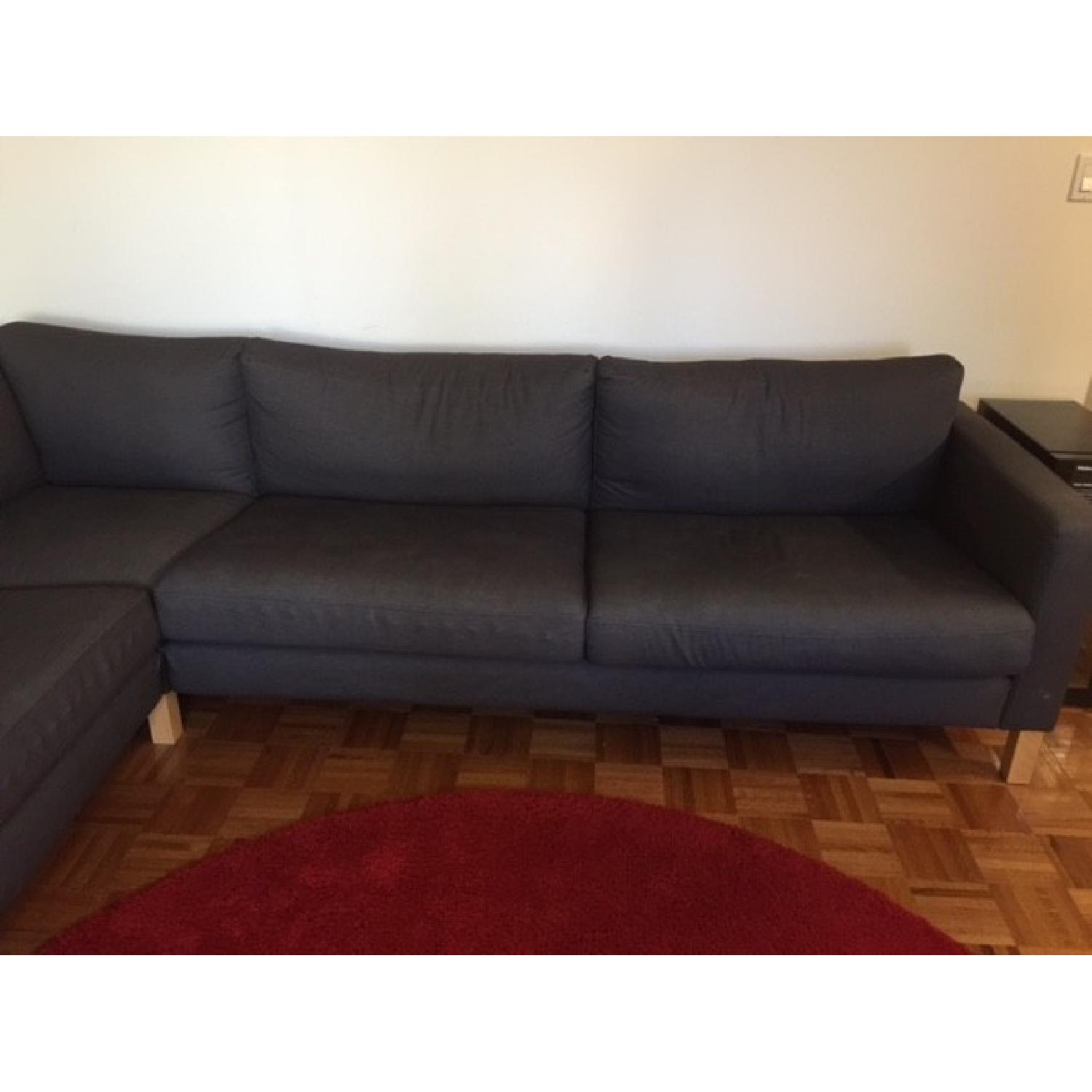 Ikea Corner Fabric Sectional Sofa - image-3