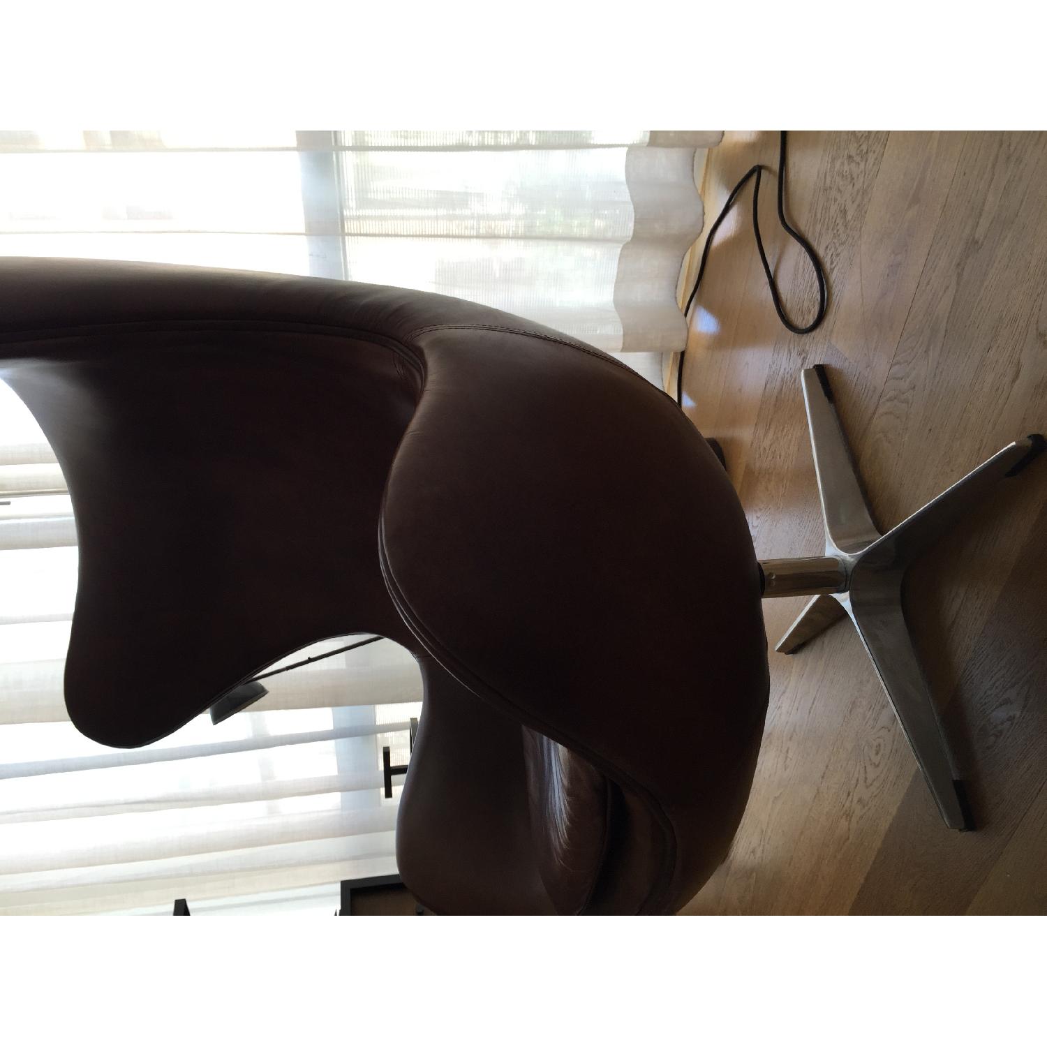 Restoration Hardware 1950s Copenhagen Leather Chair - image-1