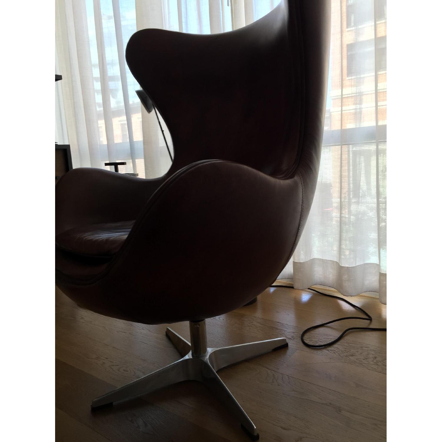 Restoration Hardware 1950s Copenhagen Leather Chair - image-2
