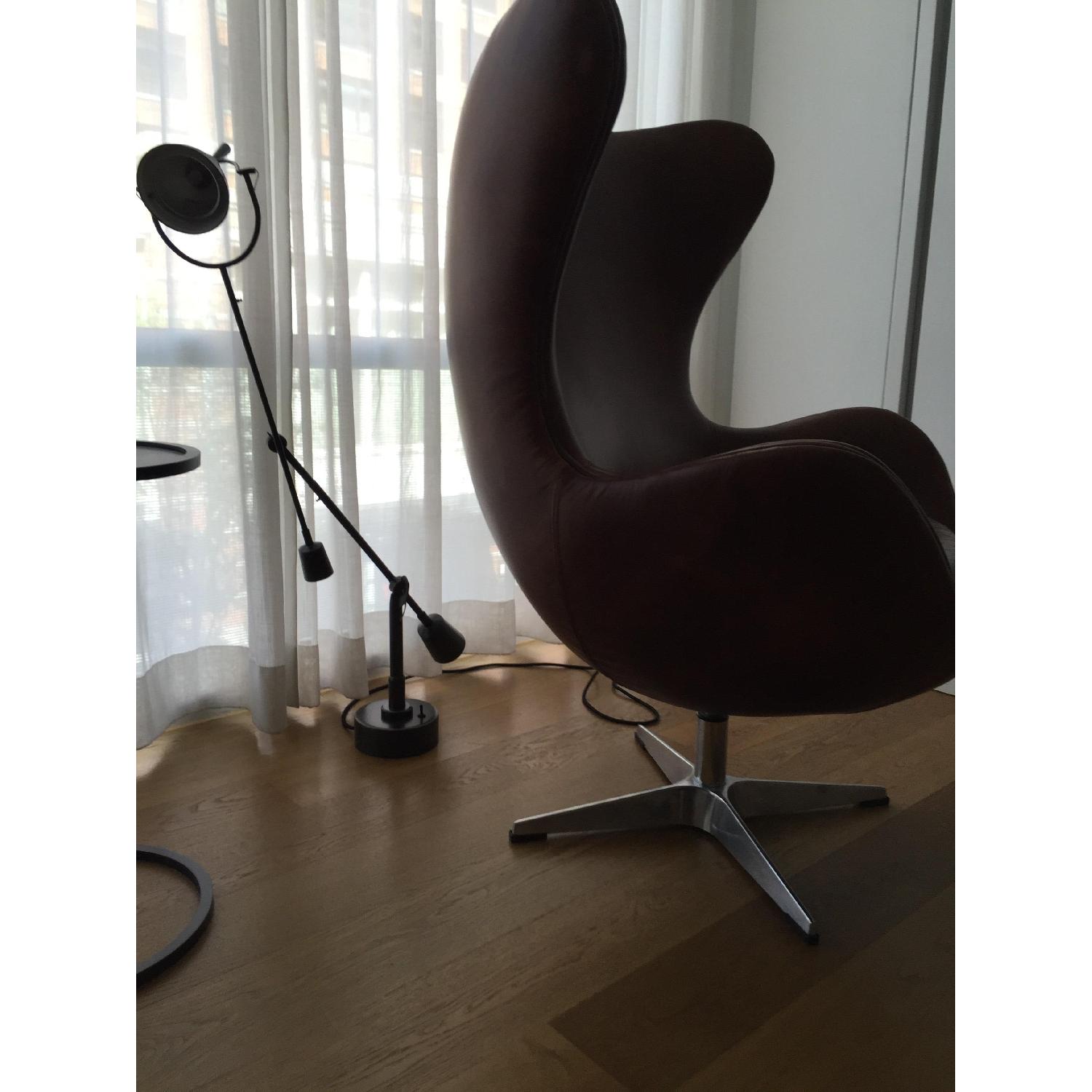 Restoration Hardware 1950s Copenhagen Leather Chair - image-11