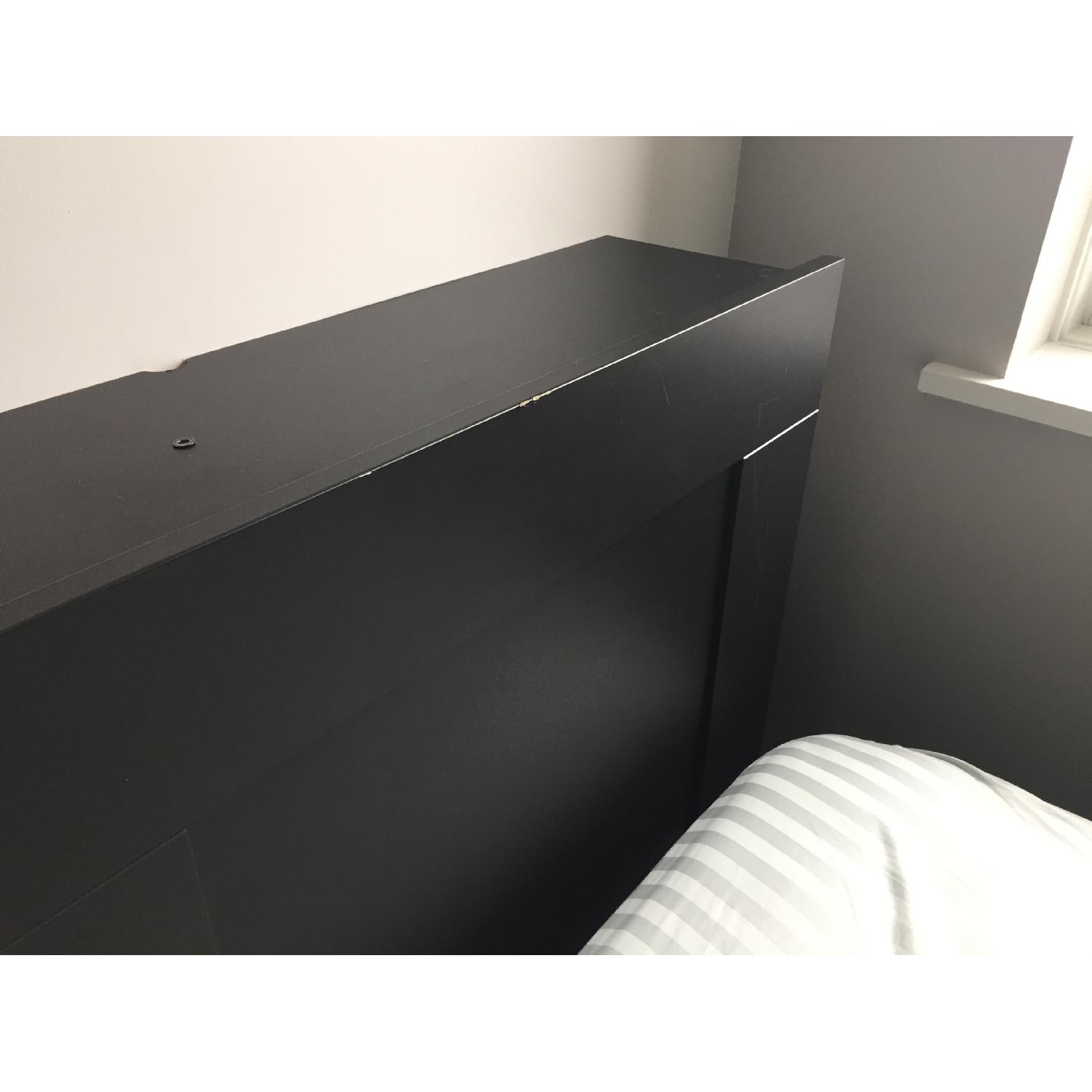 Ikea Brimnes Queen Headboard w/ Storage - image-3
