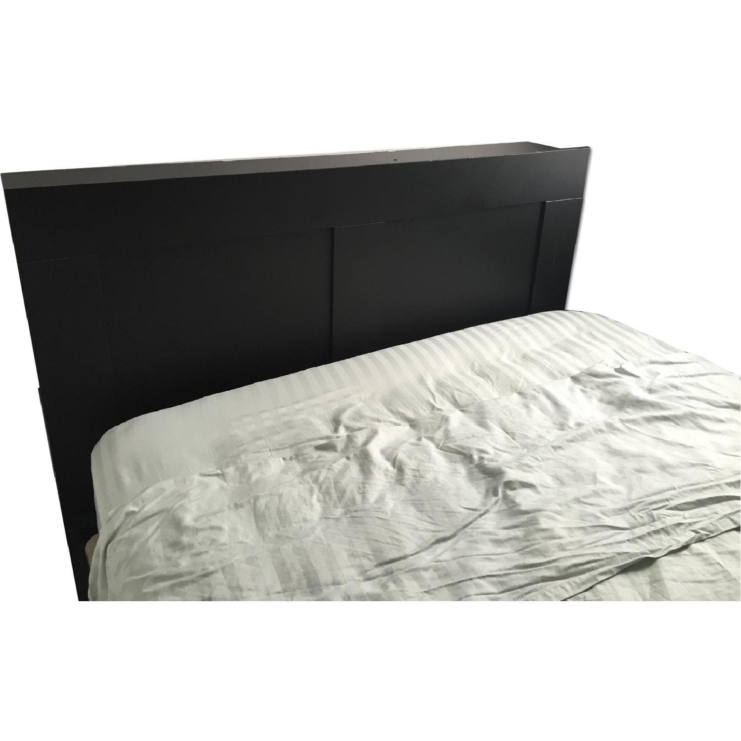 Ikea Brimnes Queen Headboard w/ Storage AptDeco