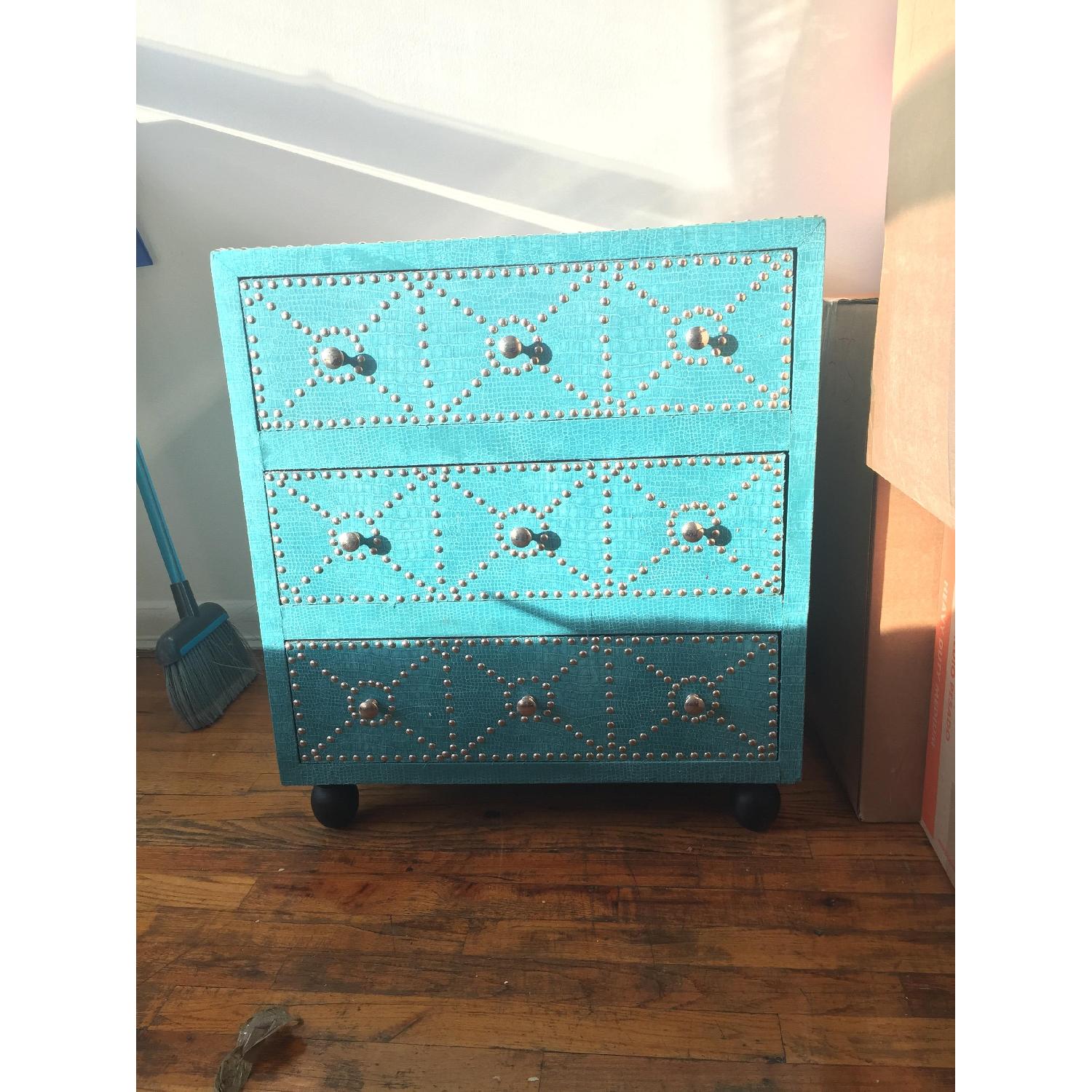 Studded Turquoise Dresser - image-2
