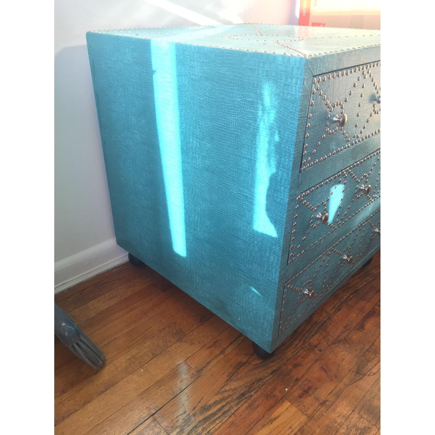 Studded Turquoise Dresser - image-4