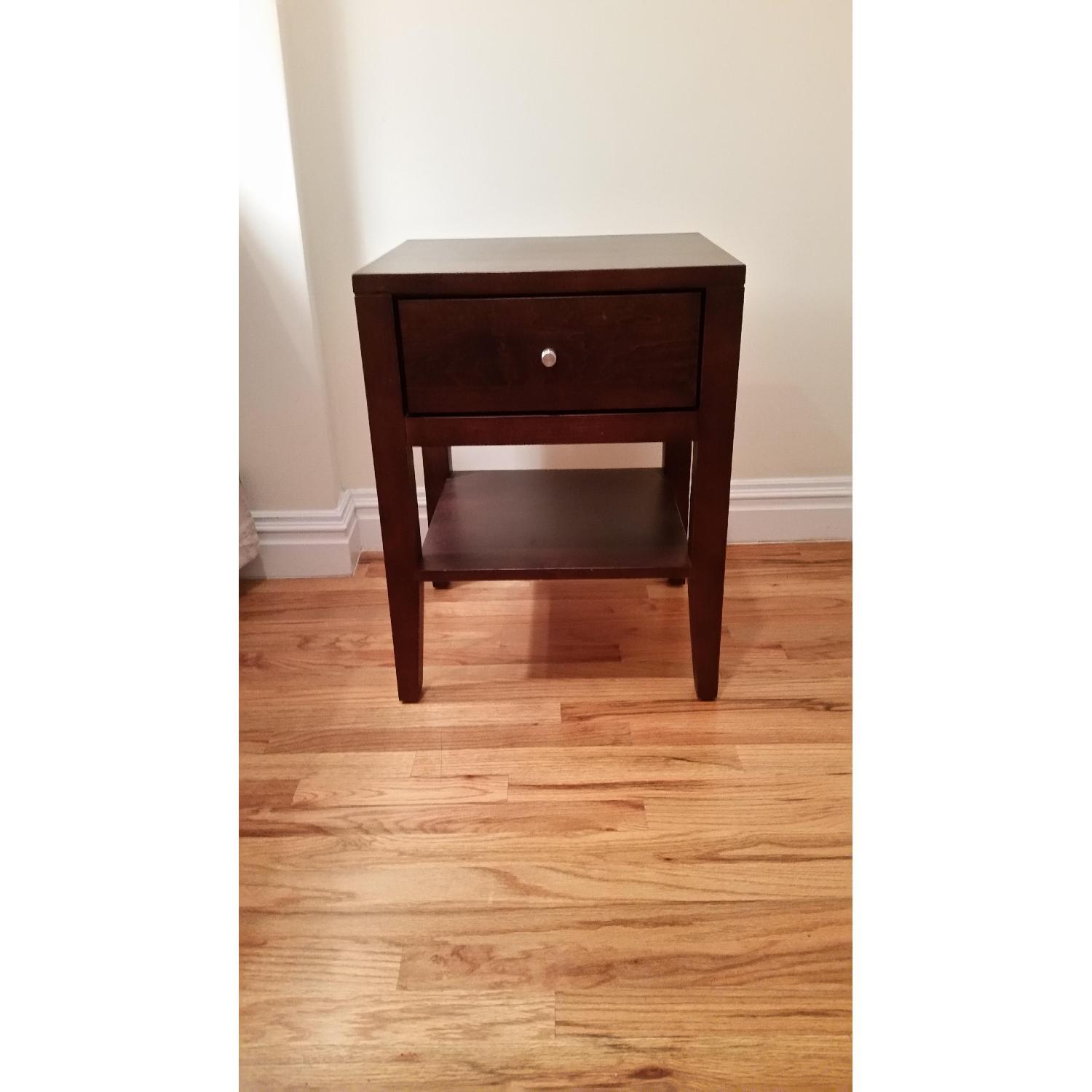 Room Board Calvin Pacific Coast Maple One Drawer Nightstands W