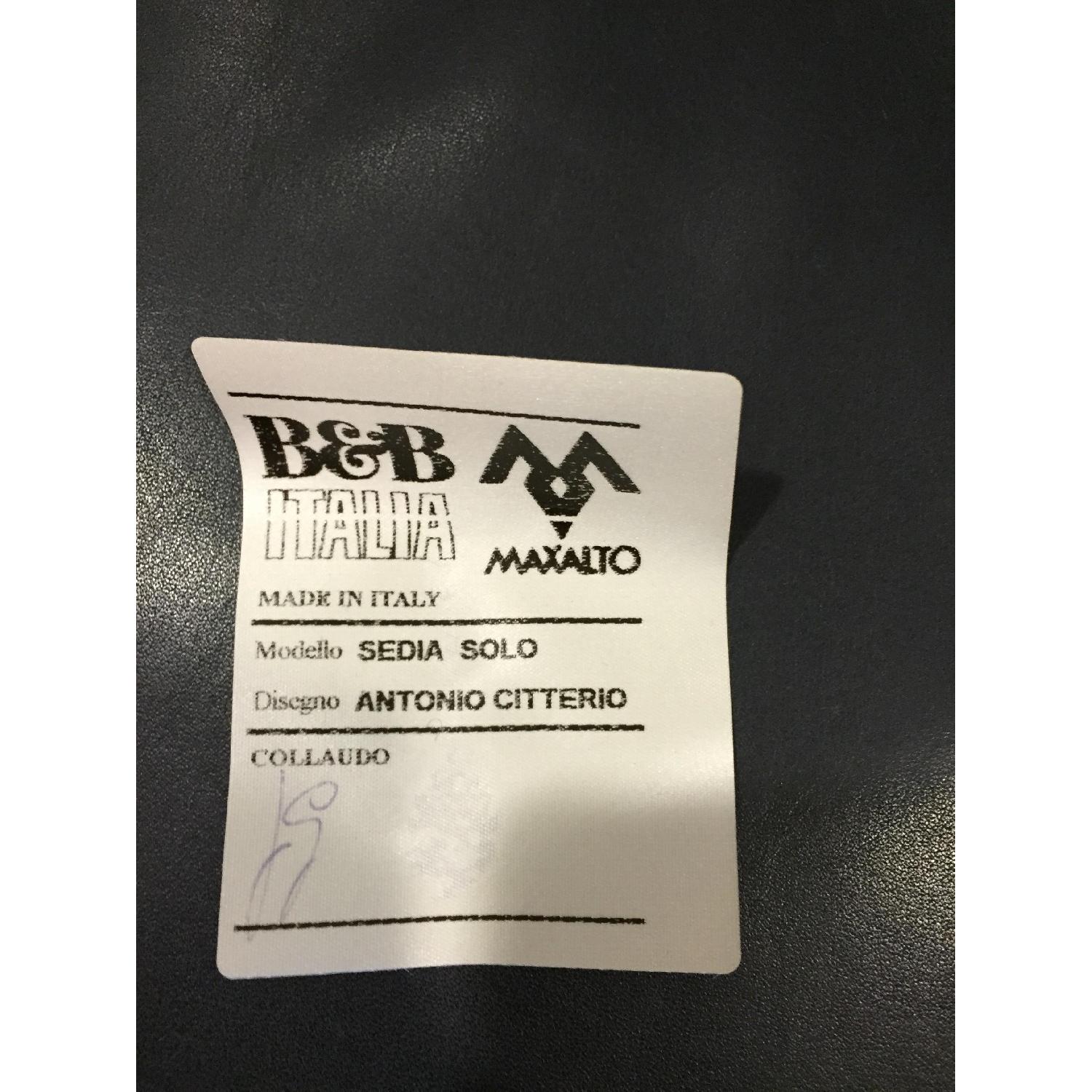 B&B Italia Black Leather Chairs - image-4