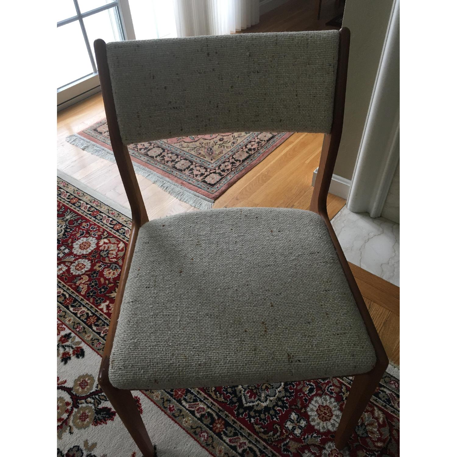 Teak Expandable Dining Table w/ 6 Chairs - image-8