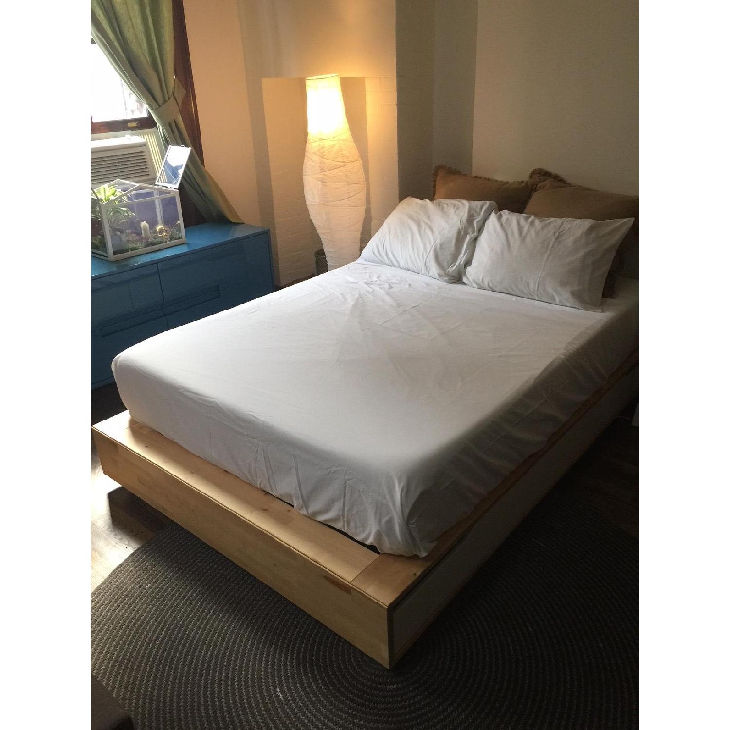 Ikea Mandal Solid Birch Full Size Bed Frame - image-1