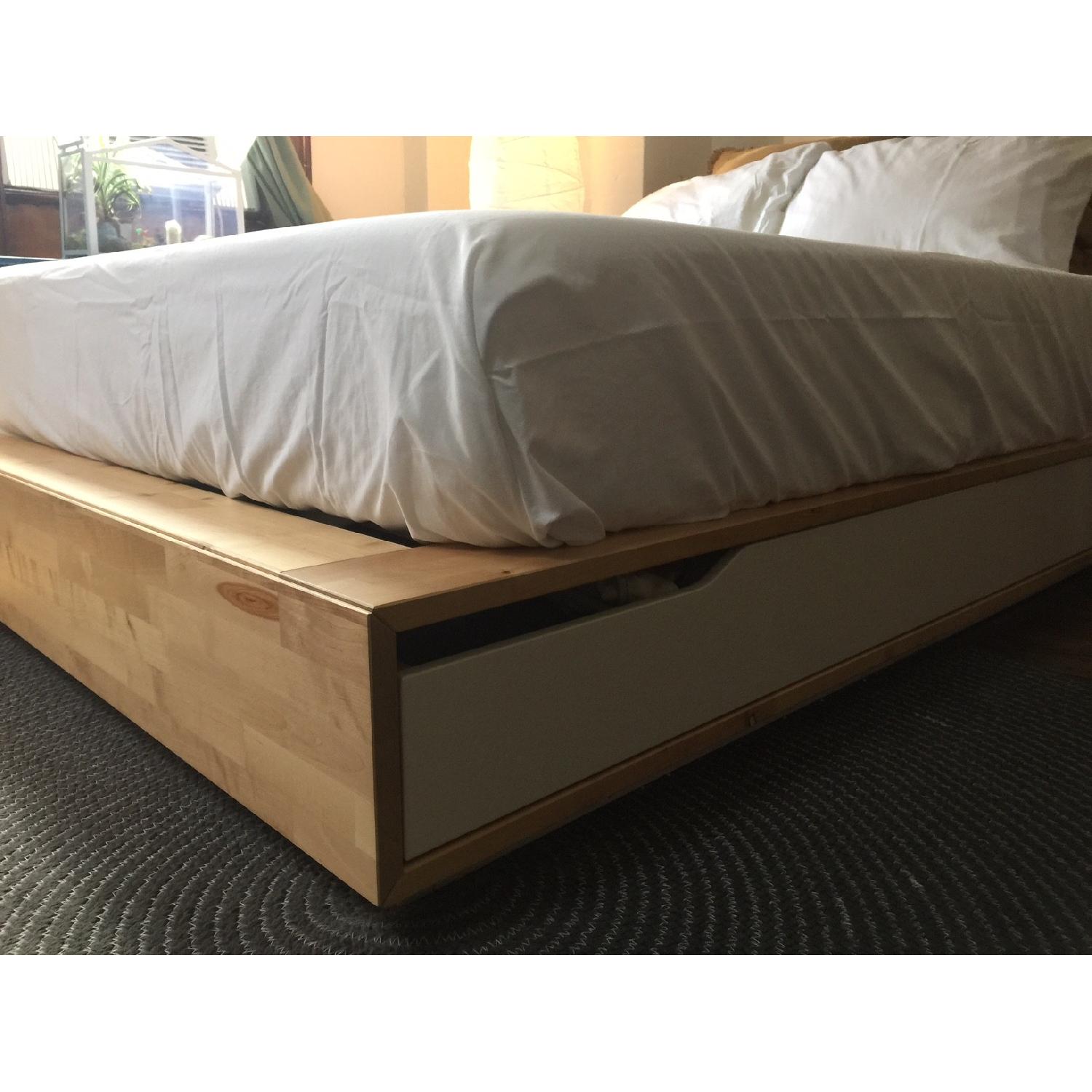 Ikea Mandal Solid Birch Full Size Bed Frame - image-4