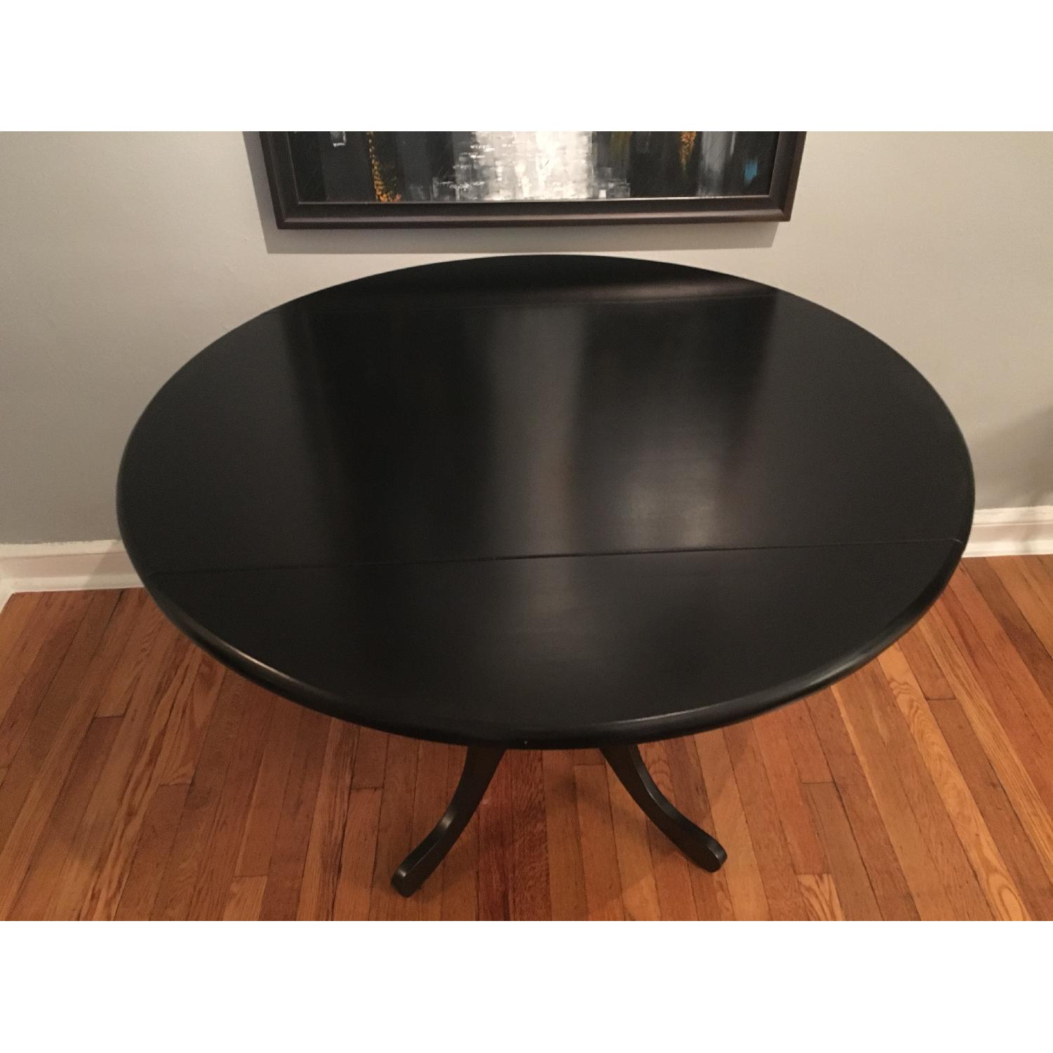 Black Drop Leaf Table - image-3
