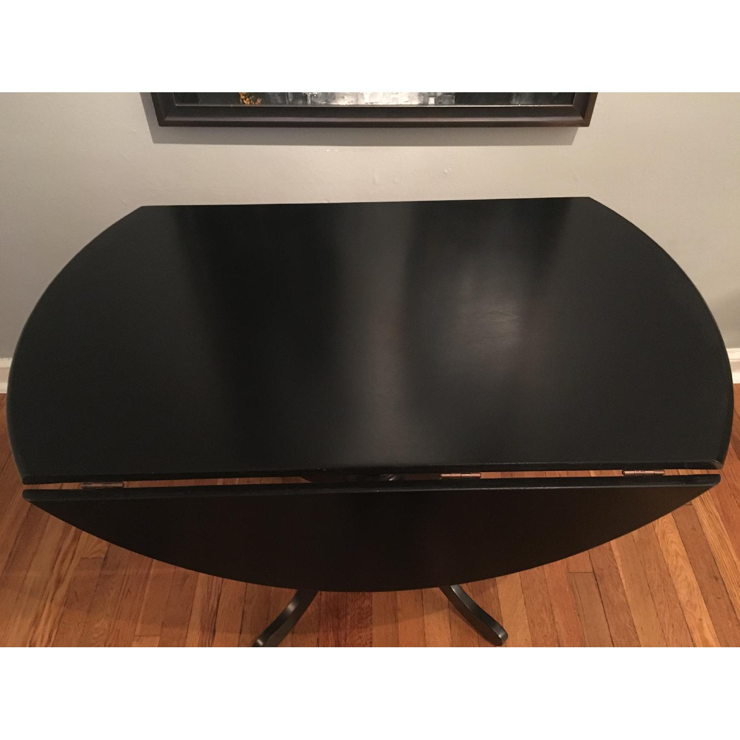 Black Drop Leaf Table - image-4
