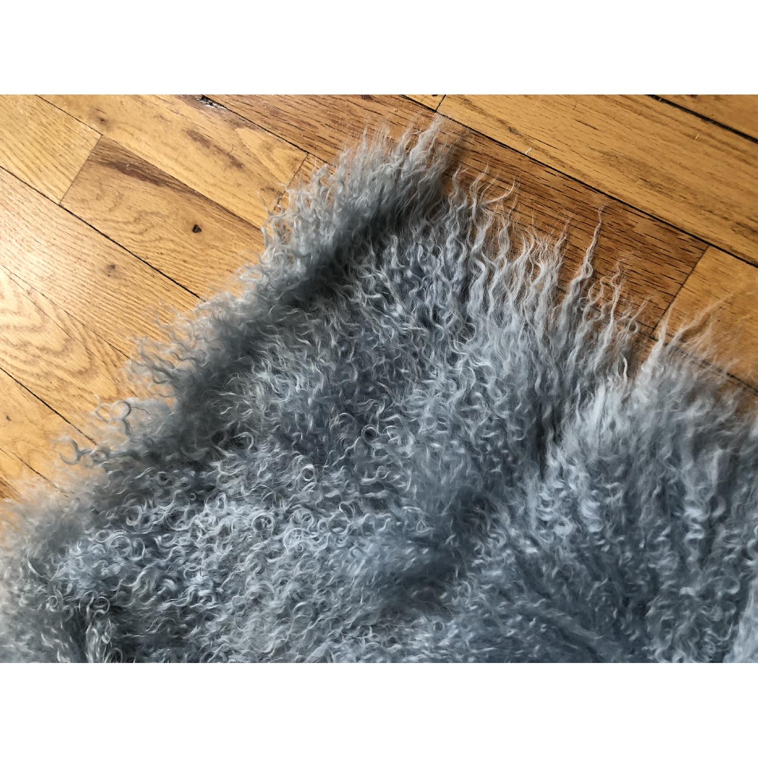 Blue Sheepskin Rug - image-2