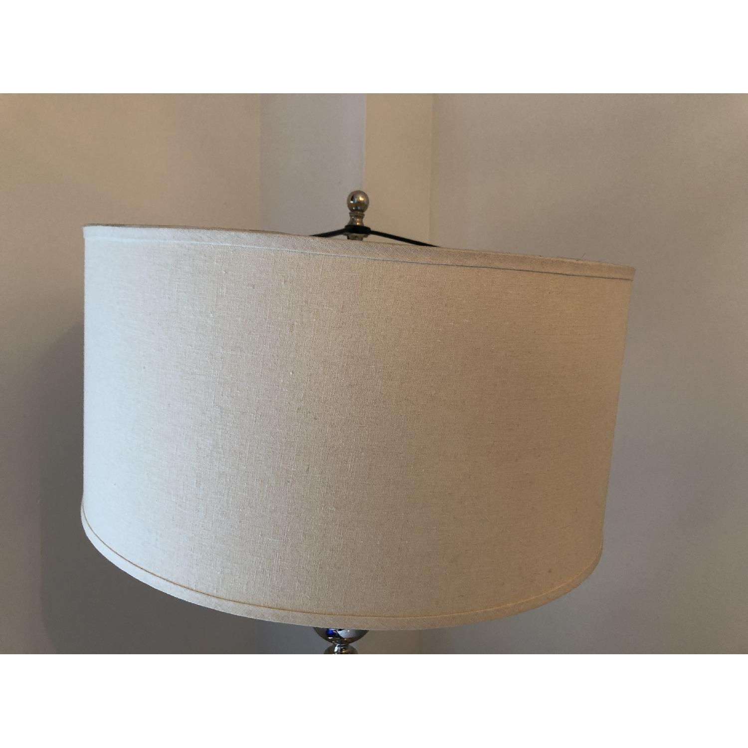 Pottery Barn Silver Floor Lamp - image-3