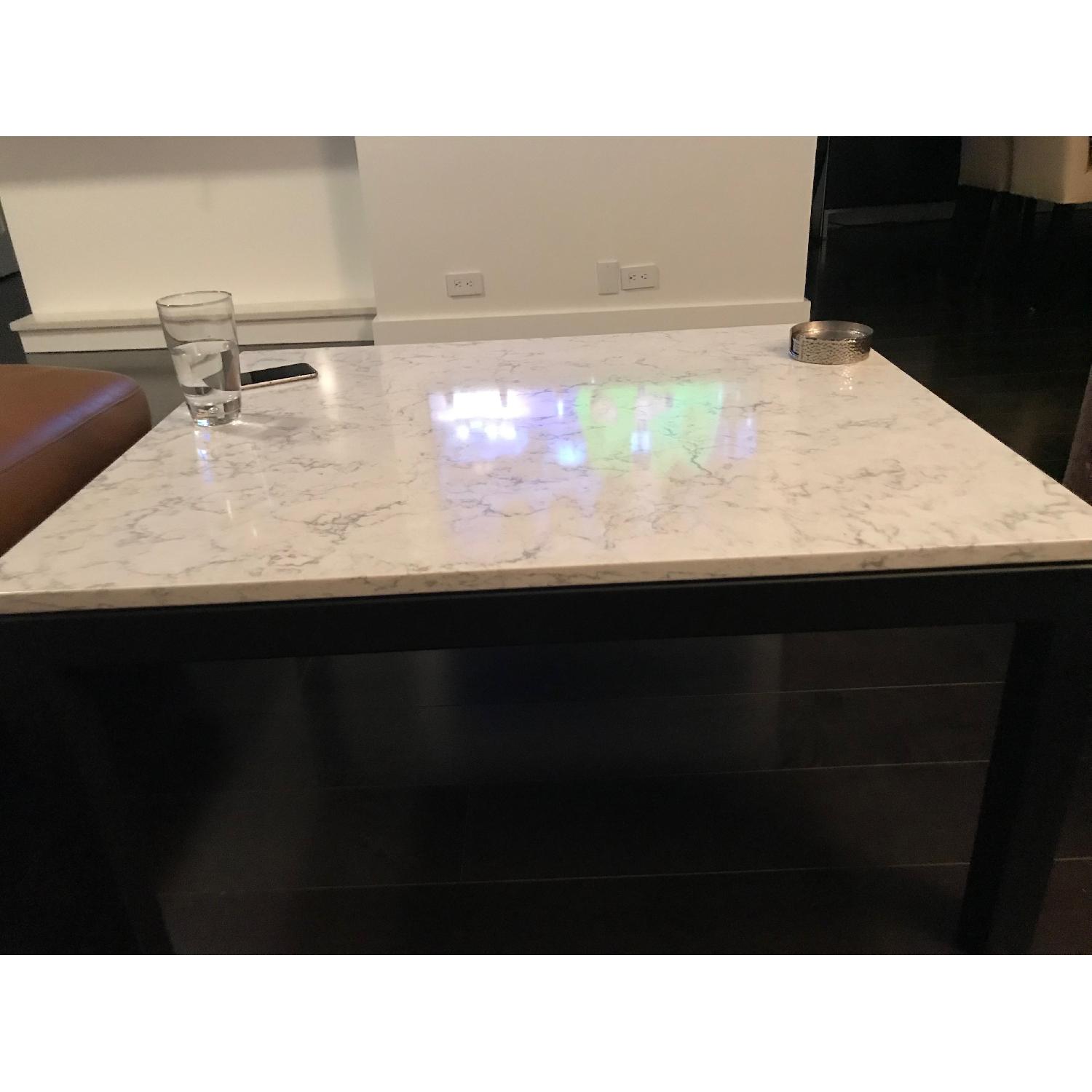 Room & Board Parsons Marble White Quartz Coffee Table AptDeco